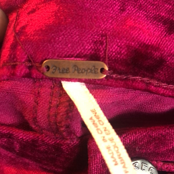 Stunning Pink Velvety FREE PEOPLE Women’s Pants size 29 - Picture 6 of 14